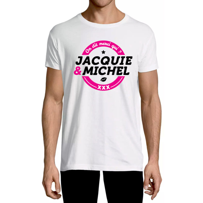 T-shirt Jacquie et Michel n°1 - blanc