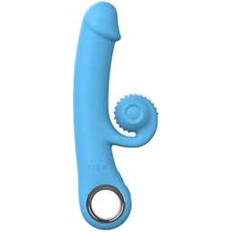Online Only - Double Lust - Vibromasseur Flexible Snail - Bleu