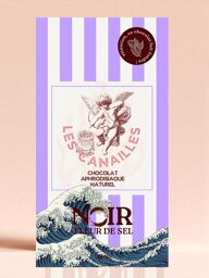 Tablette Aphrodisiaque Chocolat Noir Fleur de Sel - 100g