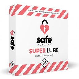 - Préservatifs avec lubrifiant - Superlube - 36 unités