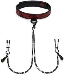 Collier avec Pinces à Tétons Sweet Anticipation