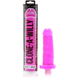 Clone-A-Willy Kit - Glow-in-the-Dark - Fel Roze