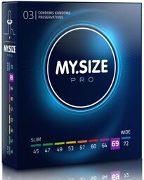 Préservatifs 69 mm 3 unites