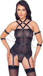 Guêpière bondage Noir