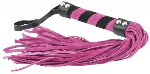 Fouet Rose avec 36 lanières