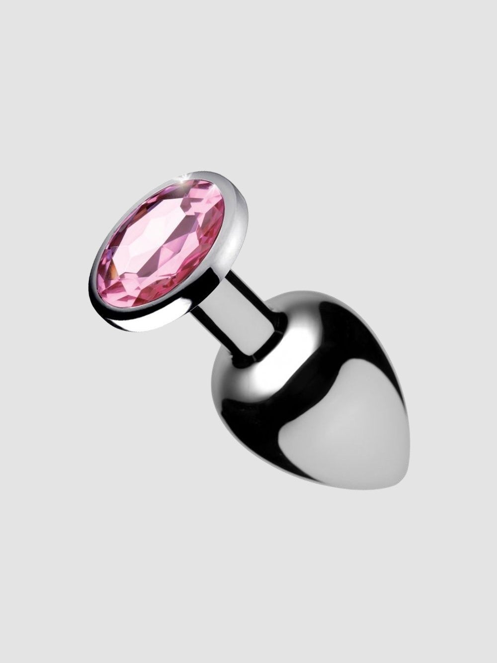 Plug Anal Métal Bijou Pink Gem Medium