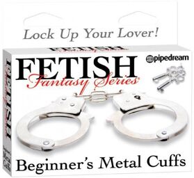 Menottes Beginner's Metal Cuffs Fetish Fantasy