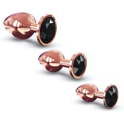 Bijou intime Cuivre Diamond Plug Noir