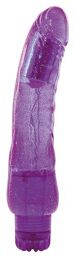 VIBRATOR JAMMY JELLY BRIGHT GLITTER VIOLET