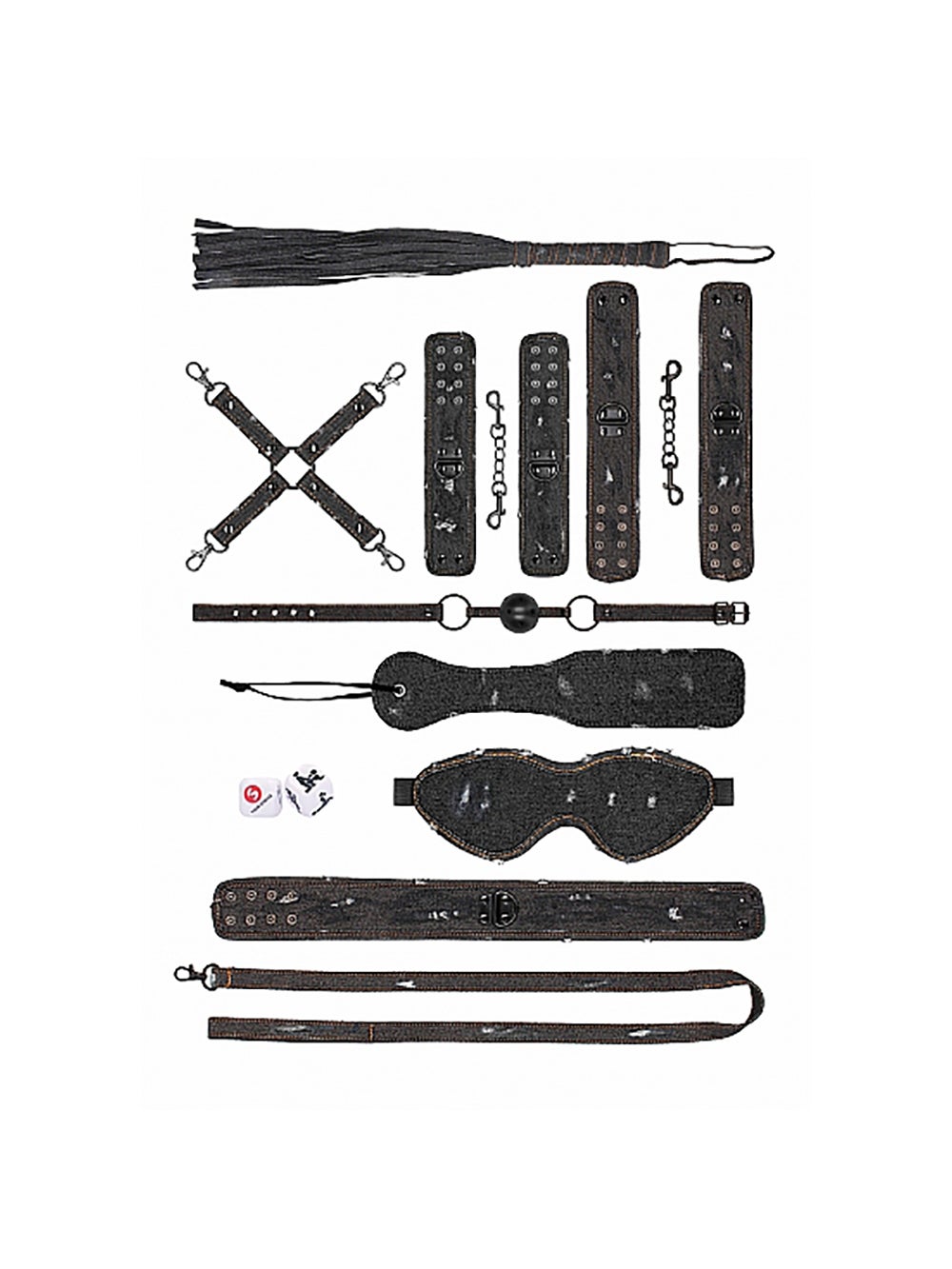 Kit Bondage Tough Denim Style 10 Pièces