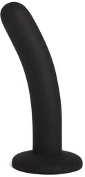Gode Ventouse Silicone Slimline 12,7 cm Noir
