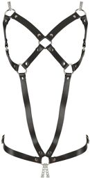 Harnais cuir avec chaînes