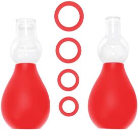 Kit Pompes à Tétons Rouge