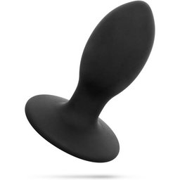 Plug Anal en Silicone Rowman 8 cm – Noir