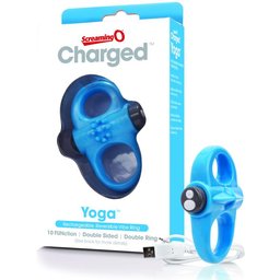 - Charged Yoga Vibe Ring Blue