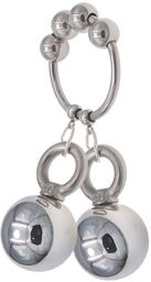 Anneau en métal avec 2 boules Weight Hanger 160g