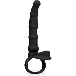 Double cockring avec plug pour double pénétration RideOn