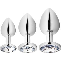 Jewel Ensemble de Plugs Anaux en Métal