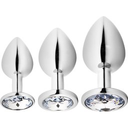 Jewel Ensemble de Plugs Anaux en Métal