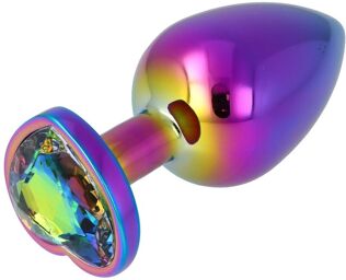 nº 35 plug anal métallique forme coeur taille L