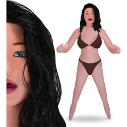 Poupée gonflable réaliste brune Jenny