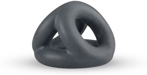 Anneau pénien triple en silicone liquide