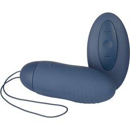 Œuf Vibrant Nervuré Rechargeable et Télécommandé