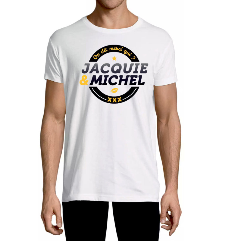 T-shirt Jacquie et Michel n°2 - blanc