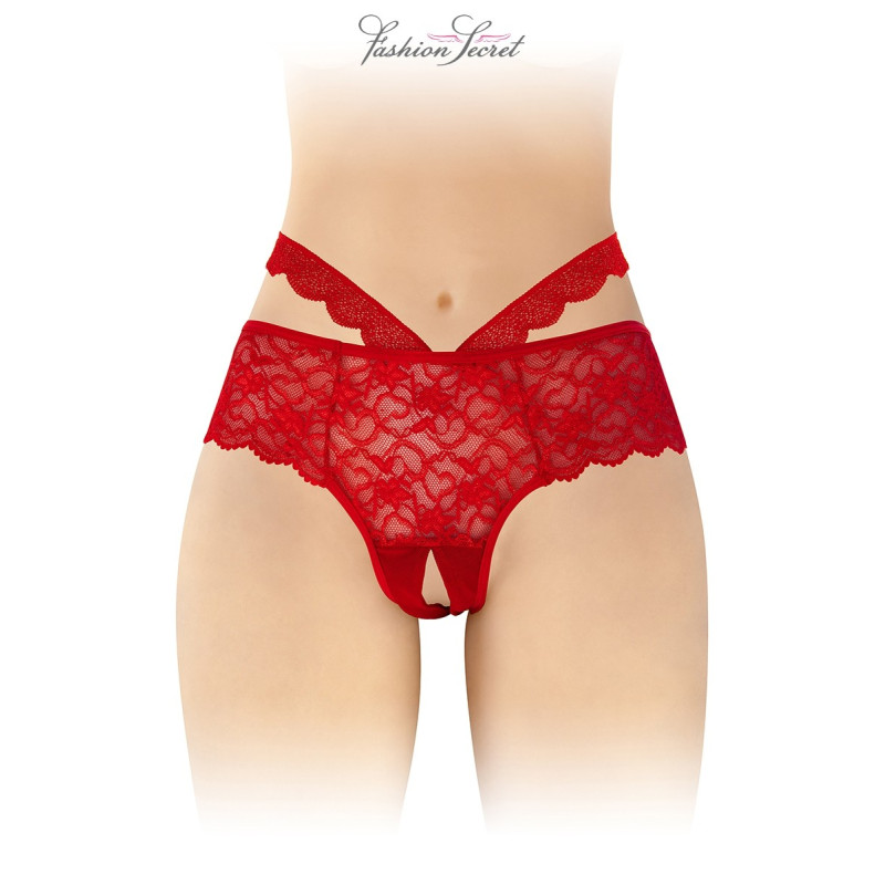 Culotte ouverte rouge Marie