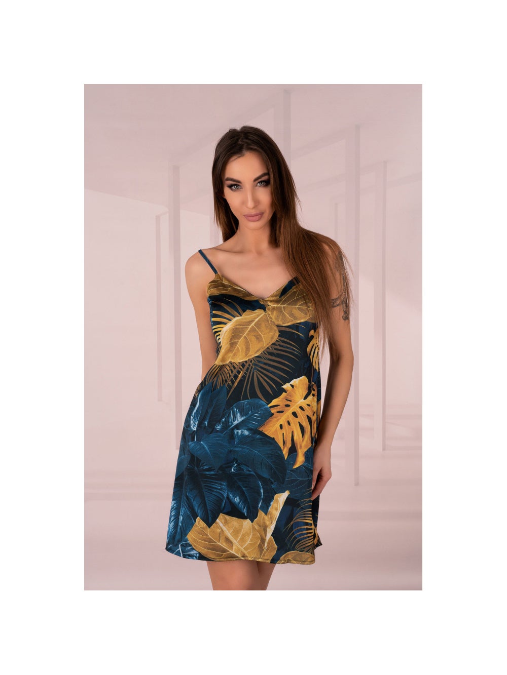 Nuisette Clairee Bleue & Dorée