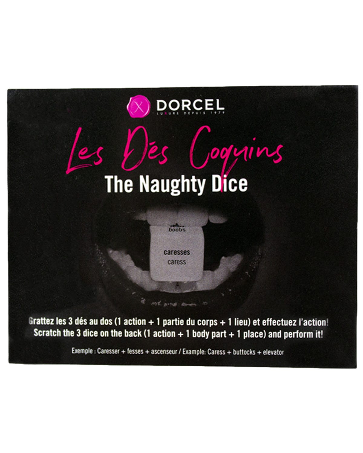 Lot de 10 cartes à gratter Les Dés Coquins