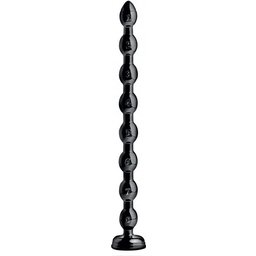 Serpent anal et gode anal perlés - 19 pouces
