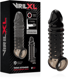 extension et gaine de pénis v11 noir