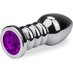 Bijou anal rosebud annelé XL - 8 coloris