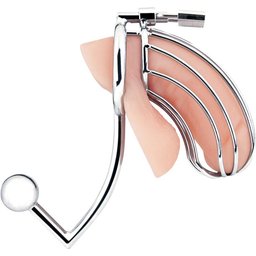 Blueline - Cock Cage With Anal Stimulator