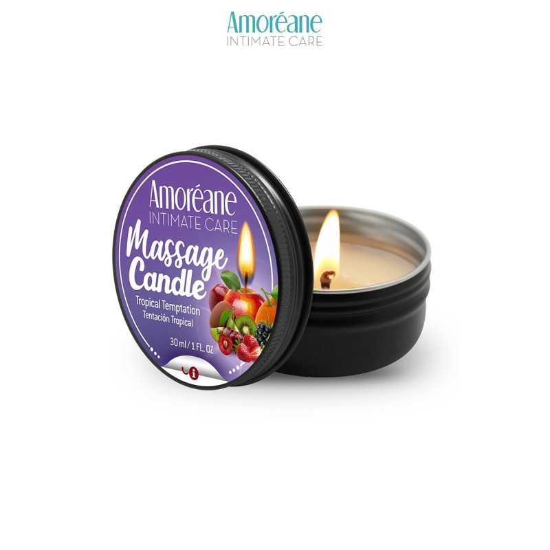 Bougie de massage fruit exotique - Amoreane