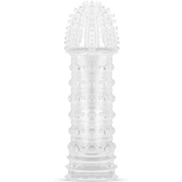 Gaine à penis à Côtes - Transparent