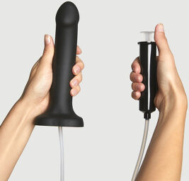 Squirting Realistic Cum Dildo - taille L Noir