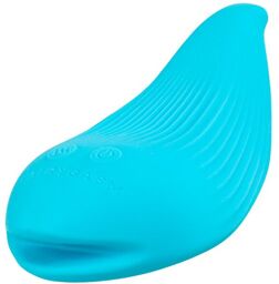 Mini vibro rechargeable DelightfulWave bleu