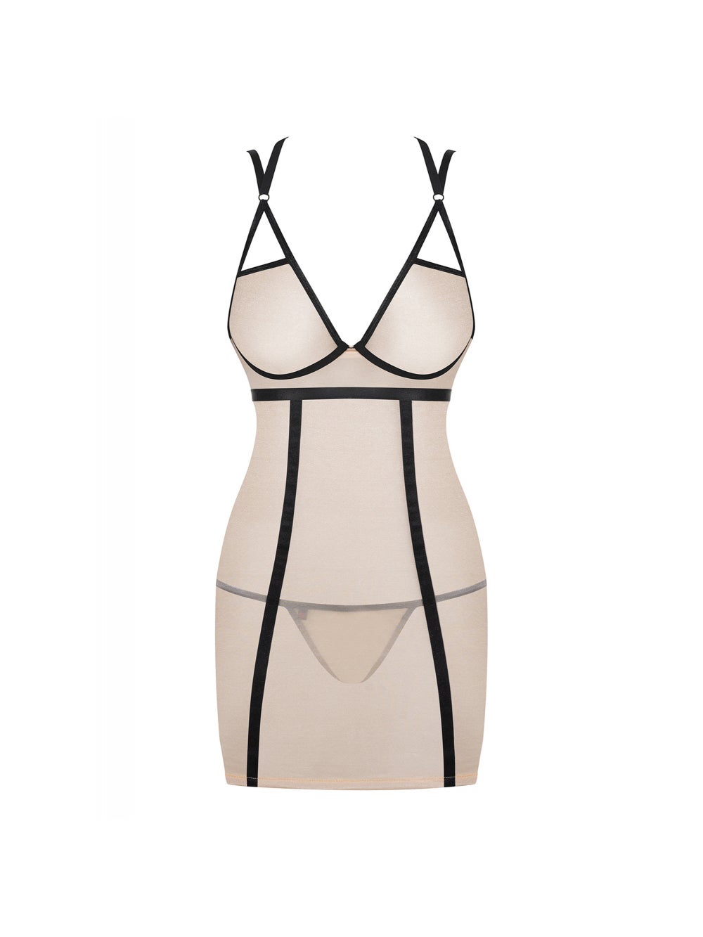 Nuisette Nudelia Beige & Noire