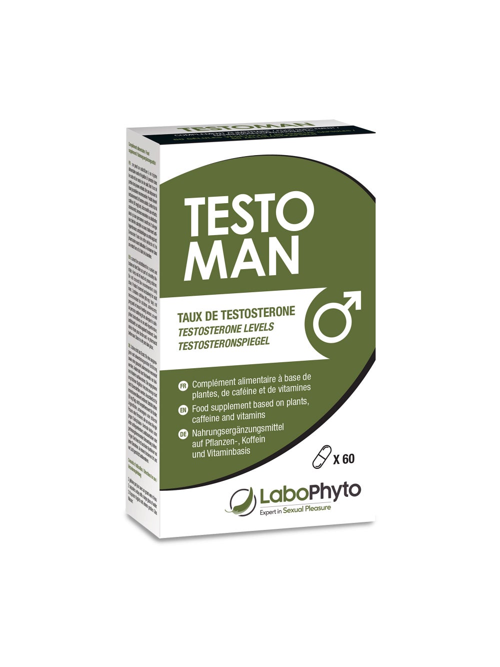 Stimulant testostérone Testoman 60 gélules