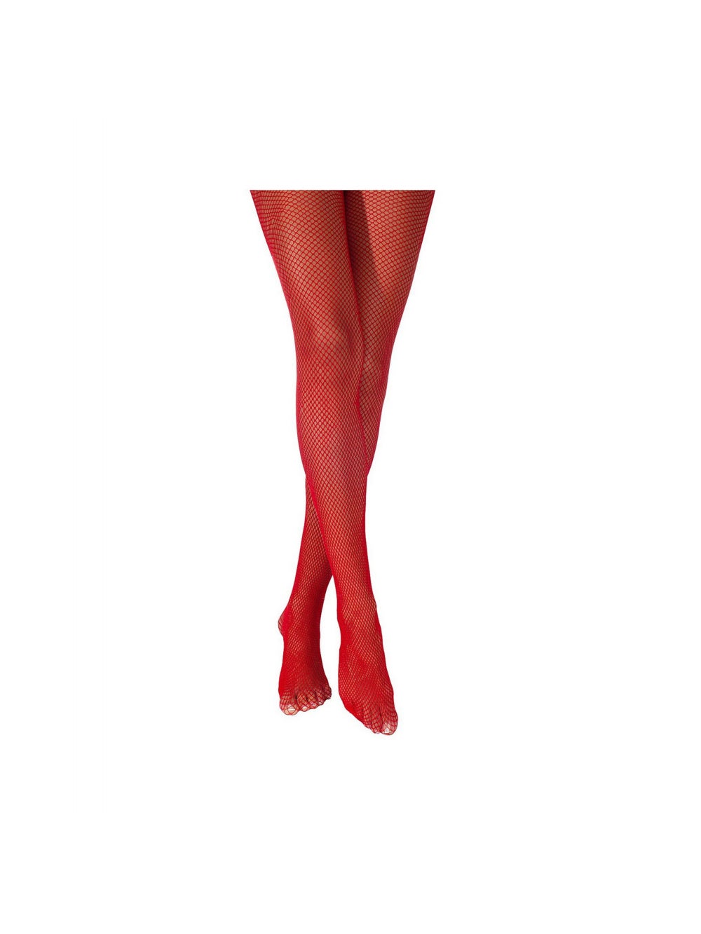 Collant Greta 40 DEN Résille Rouge