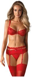 Ensemble 3 pièces Heartina rouge