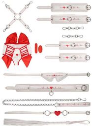 Kit Bondage Nurse 9 Pièces Blanc