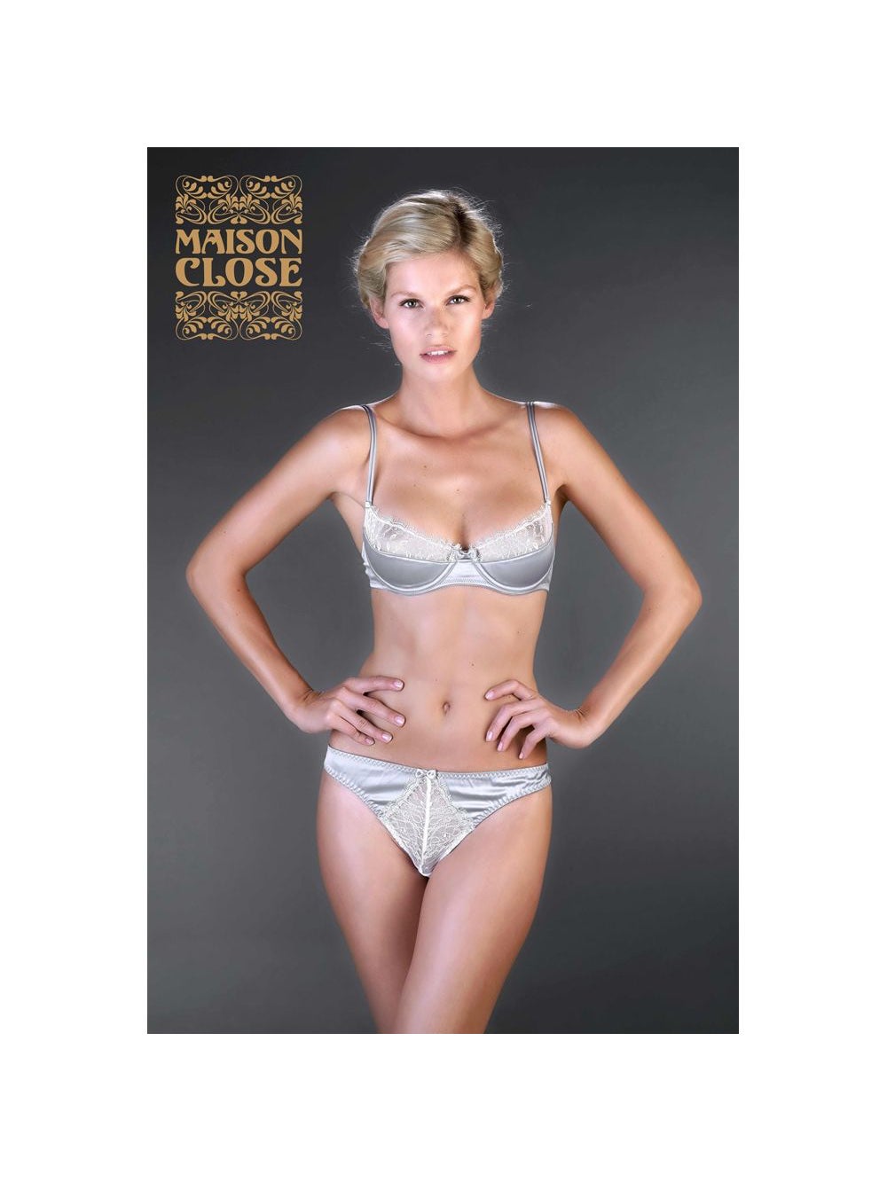 Soutien-Gorge Quart Cup Villa Satine Gris