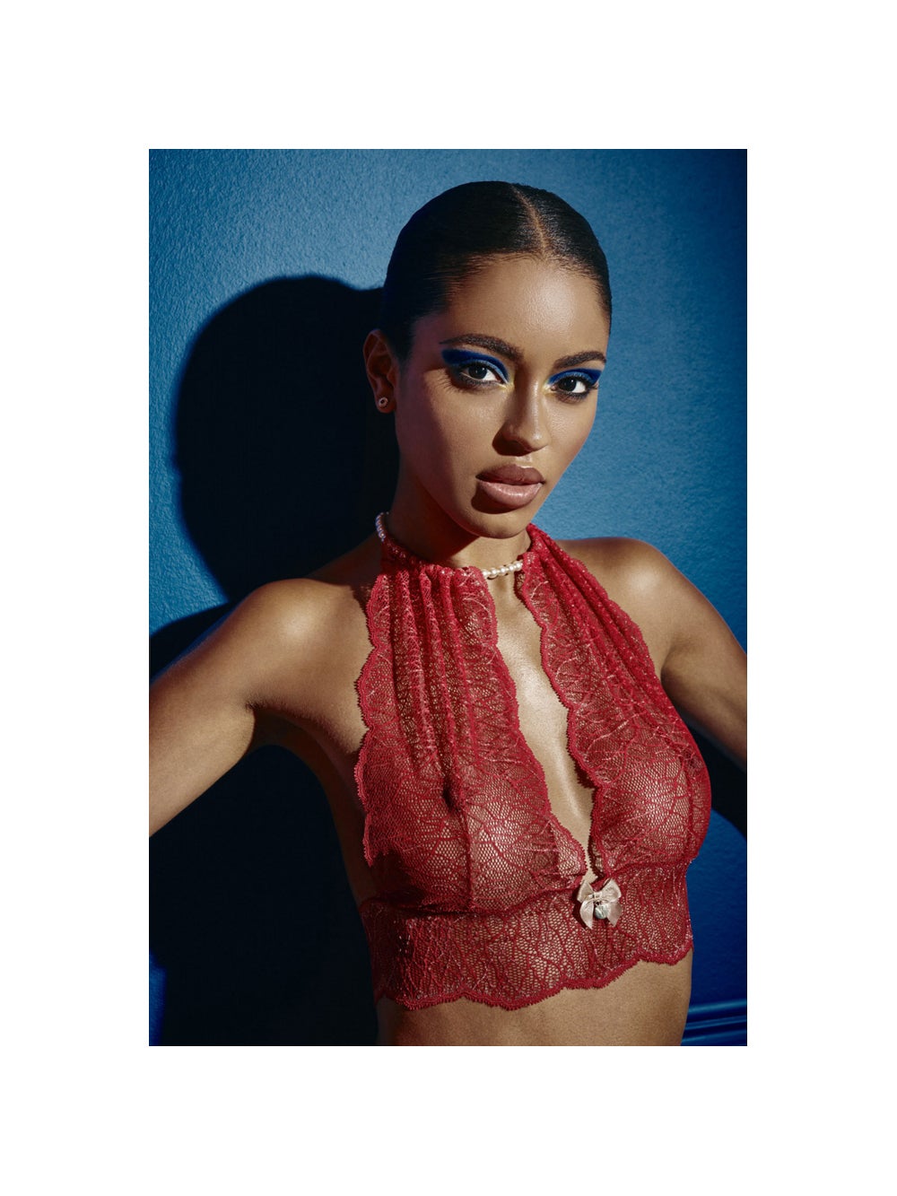 Brassière à Perles Sydney Rouge