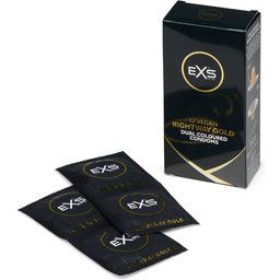 Rightway Gold Préservatifs Vegan Bicolores (12 pcs)