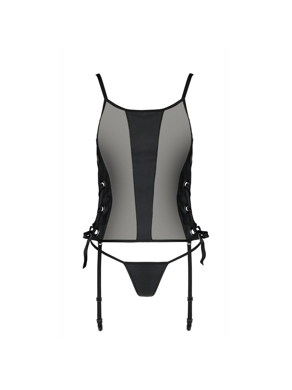 Guêpière Malwia Leather Collection Noire