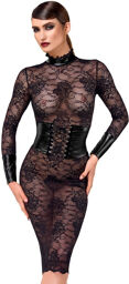 Robe en dentelle noire Kink Royal Noir