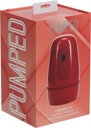 Pulsar - Negative Pressure Suction and Vibration Masturbator Pump - Metallic Red